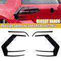 Rear Bumper Lip Spoiler for Volkswagen Golf VII (2012–2015) - Black