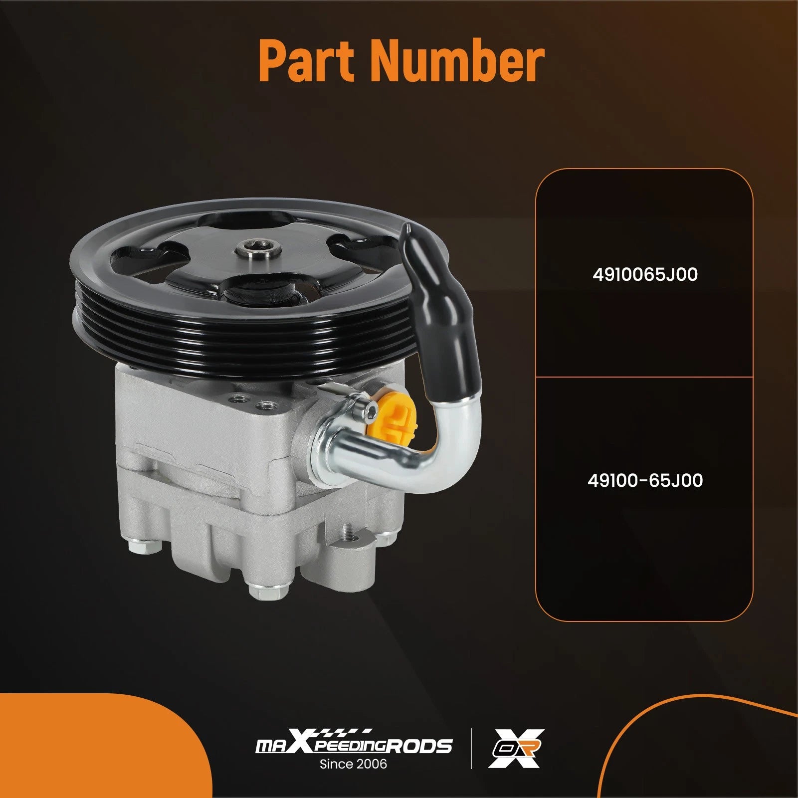 Power Steering Pump with Pulley for Suzuki Grand Vitara II JT (2005–2010)