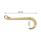 Set of 4 J Hook Clevis for Tow Chain Truck and Trailer (15", 5400 lbs)