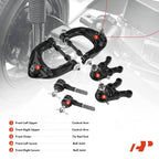 6X Front Control Arm, Tie Rod End & Ball Joint for Mitsubishi Montero