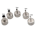 Set of 5 Nozzles for Hot Air Station Soldering (22mm, 3mm, 4mm, 5mm, 8mm, 10mm)