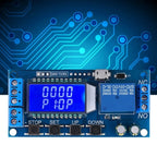 Delay Relay with LCD Display for 5V 12V 24V Systems