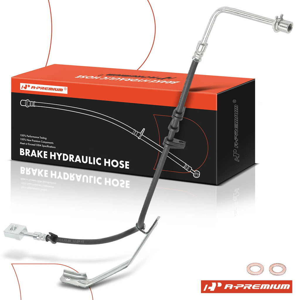 Front Driver Brake Hydraulic Hose for Chevy C5500 Kodiak (2005–2009)