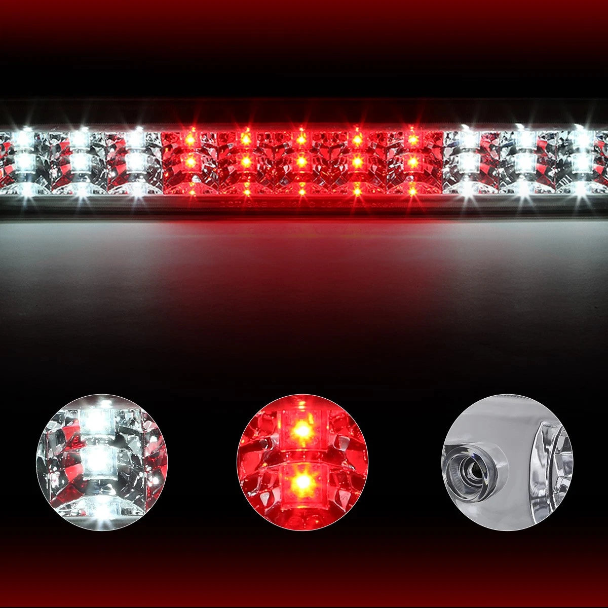 U-Shape LED DRL Headlights for GMC C/K Pickup Suburban Yukon (1994–2000)