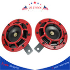 Compact Electric Car Horn for Universal Fit (12V)