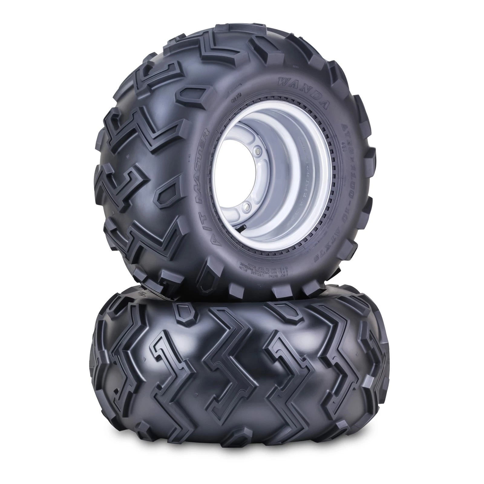 2 Wanda 22x11-10 ATV Tire Wheel Assembly for ATV (4x156mm PCD, 3+5)