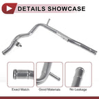 Heater Hose for Kia Forte Forte5 (2014–2018) No. 254572E000 Metal Silver Tone