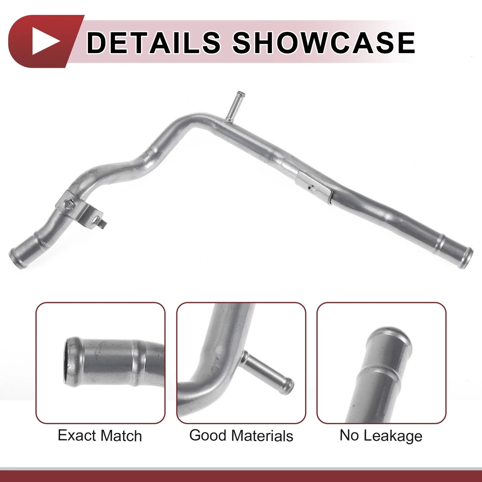 Heater Hose for Kia Forte Forte5 (2014–2018) No. 254572E000 Metal Silver Tone