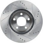 Front Drilled Slotted Brake Rotors for Mercury Grand Marquis (2003–2011)