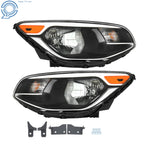 Set of 2 Halogen Headlights for Kia Soul (2014–2019) Chrome