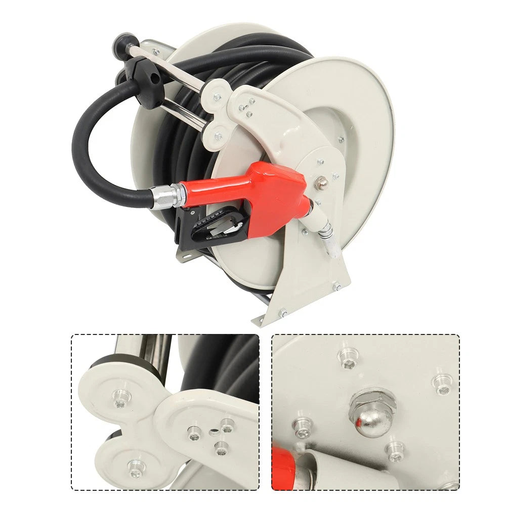 Retractable Diesel Hose Reel for Auto Refueling (3/4" x 50')