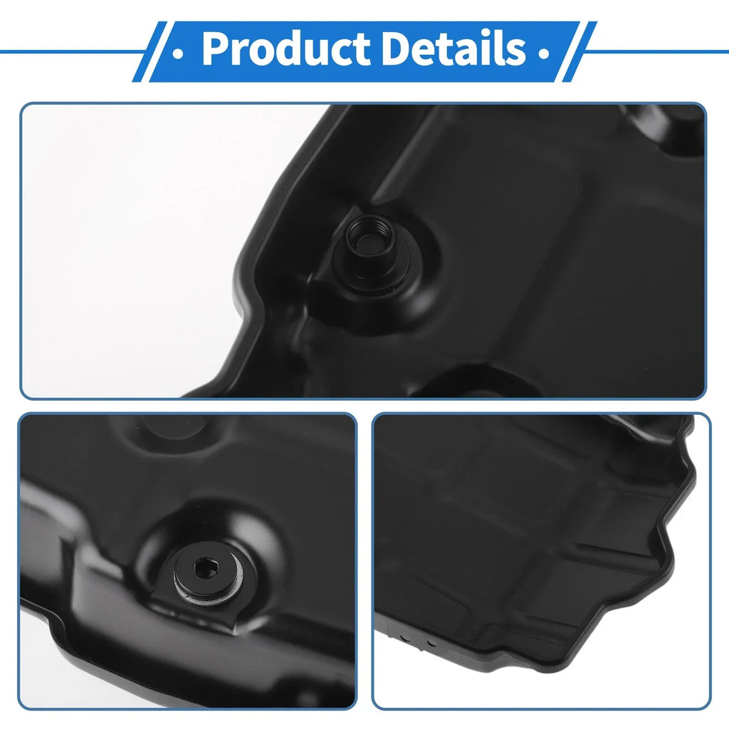 Engine Oil Pan for Mercedes-Benz E350 2000-2017 Aluminum Alloy Black