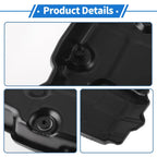 Engine Oil Pan for Mercedes-Benz E350 2000-2017 Aluminum Alloy Black
