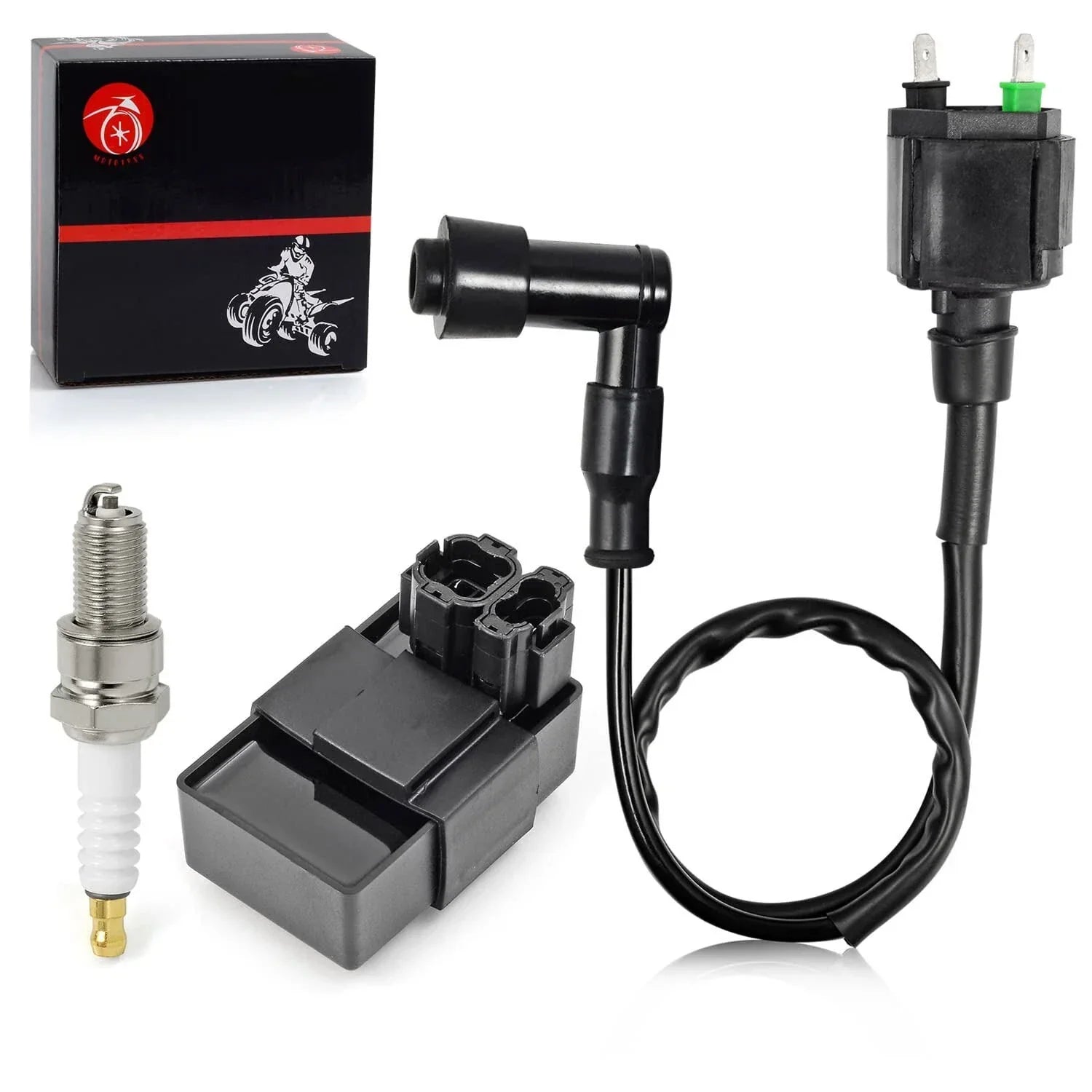 Ignition Coil CDI Spark Plug for Honda CRF100F (2004–2013)