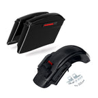 4" Stretched Hard Saddlebags & Rear Fender for Harley Road Glide (2014–2023)