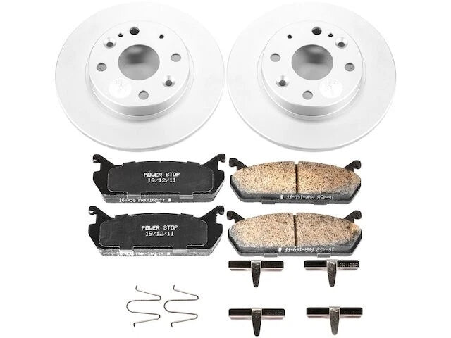 Rear Brake Pad and Rotor Kit for Mazda Miata (1990–1993) TR519PD