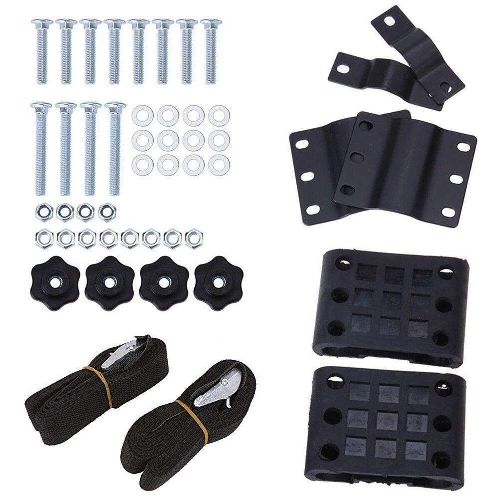 Set of 2 Canoe Kayak Roof Rack J Cross Bars for SUV Truck