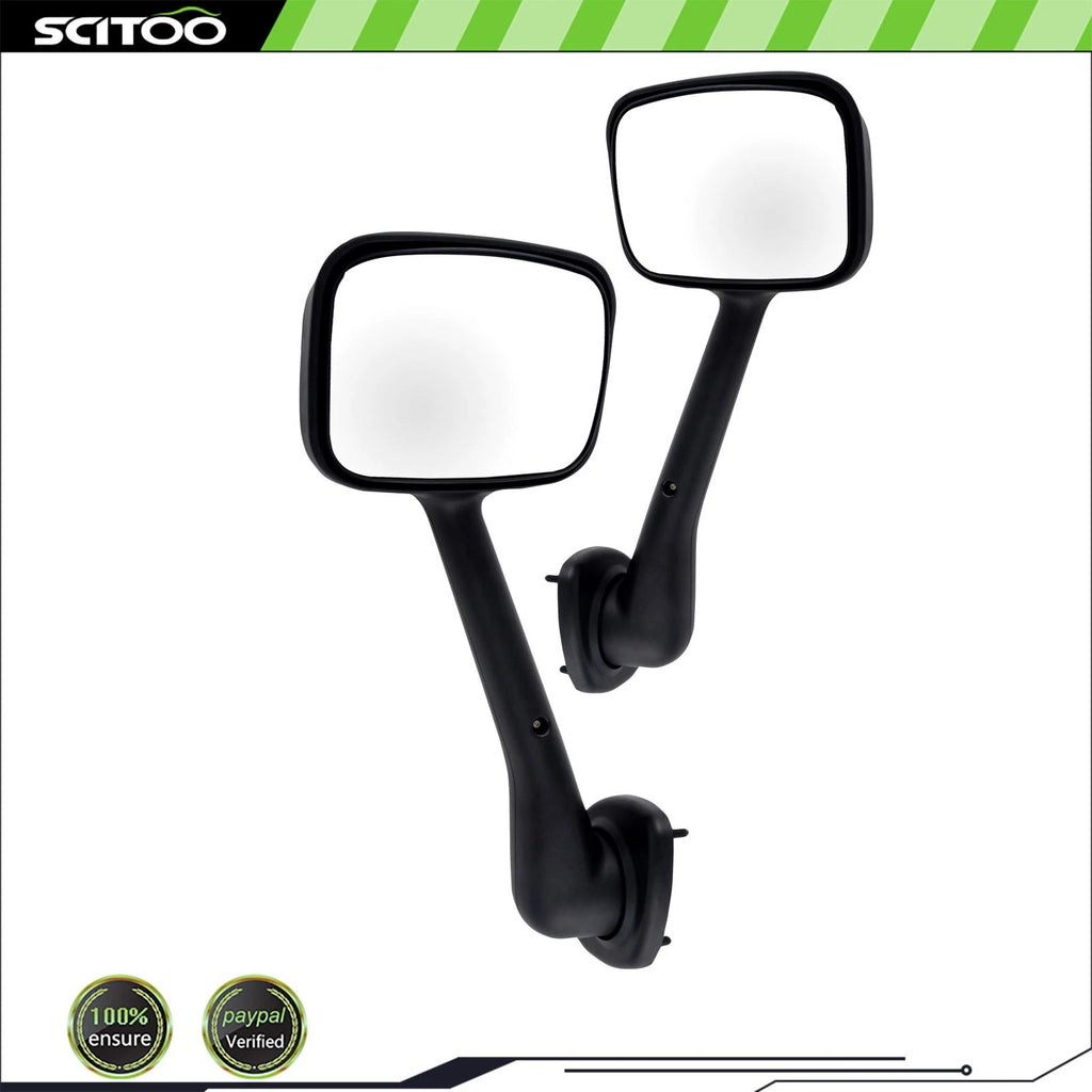 Manual Black Mirrors Pair for Freightliner Cascadia (2008–2013)
