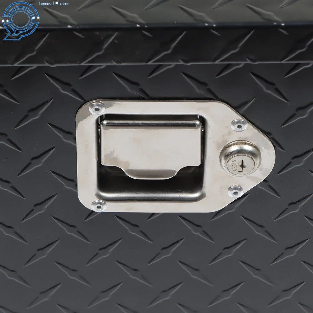 20" x 12" x 9.5" Aluminum Diamond Plate Tool Box for Truck Trailer RV