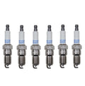 Set of 6 Platinum TT Spark Plugs for GM Ford Mazda Jaguar V6 L6 (0.040 Gap)