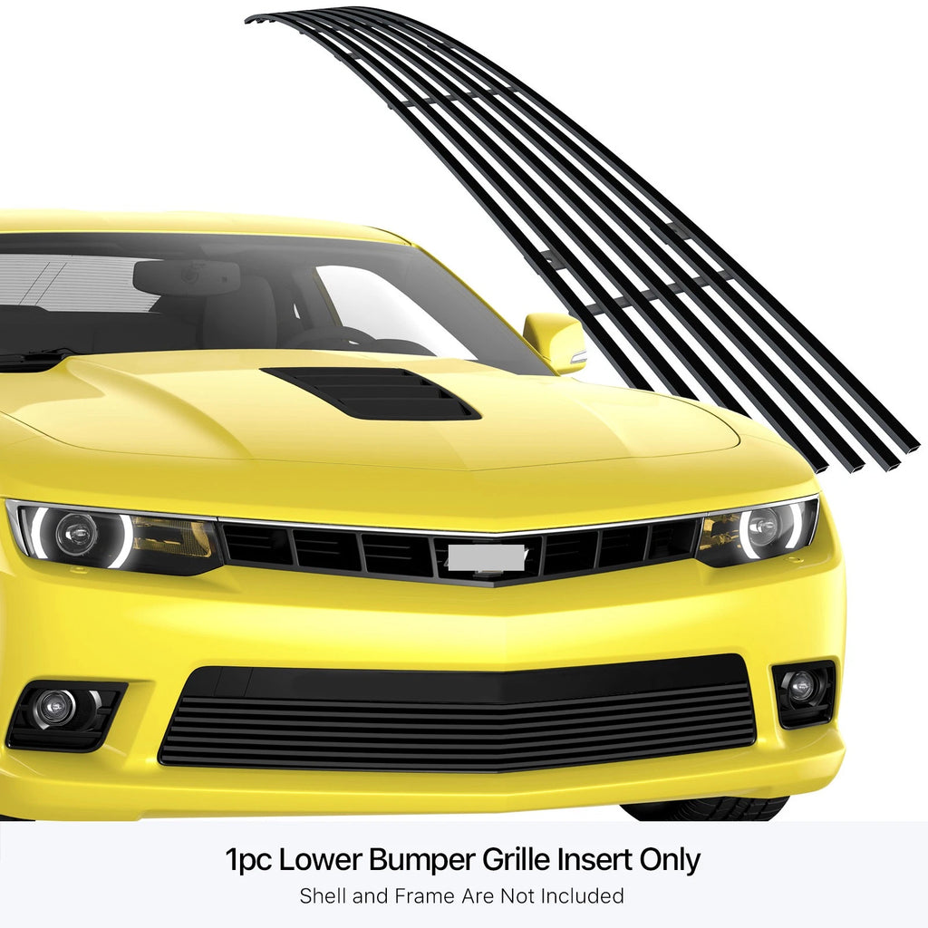Stainless Black Billet Grille Insert for Chevy Camaro SS (2014-2015)
