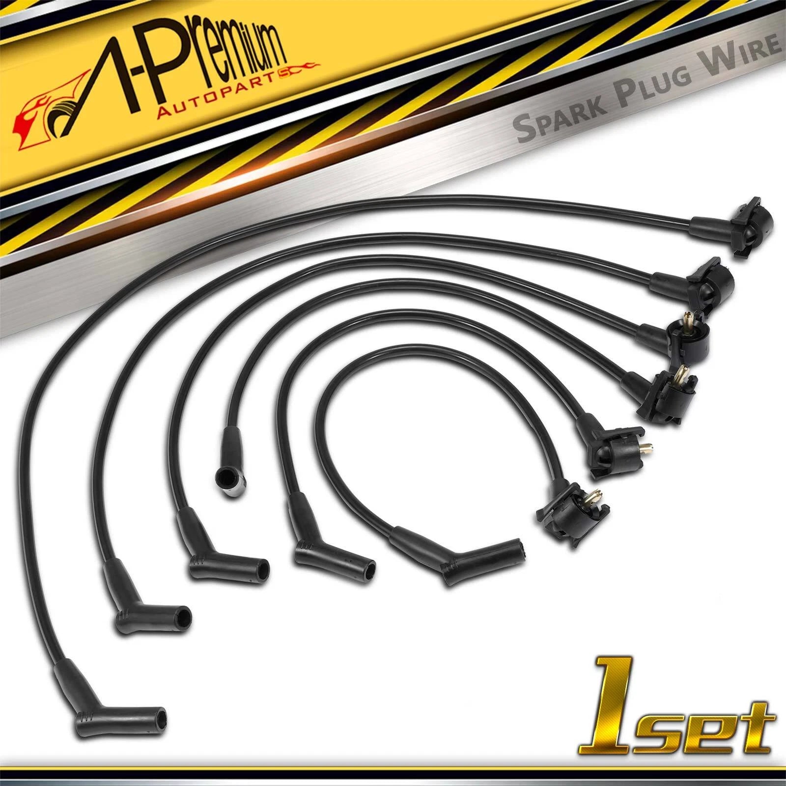 Set of 6 Spark Plug Wire Sets for Ford Ranger Explorer Aerostar (1990–2001)