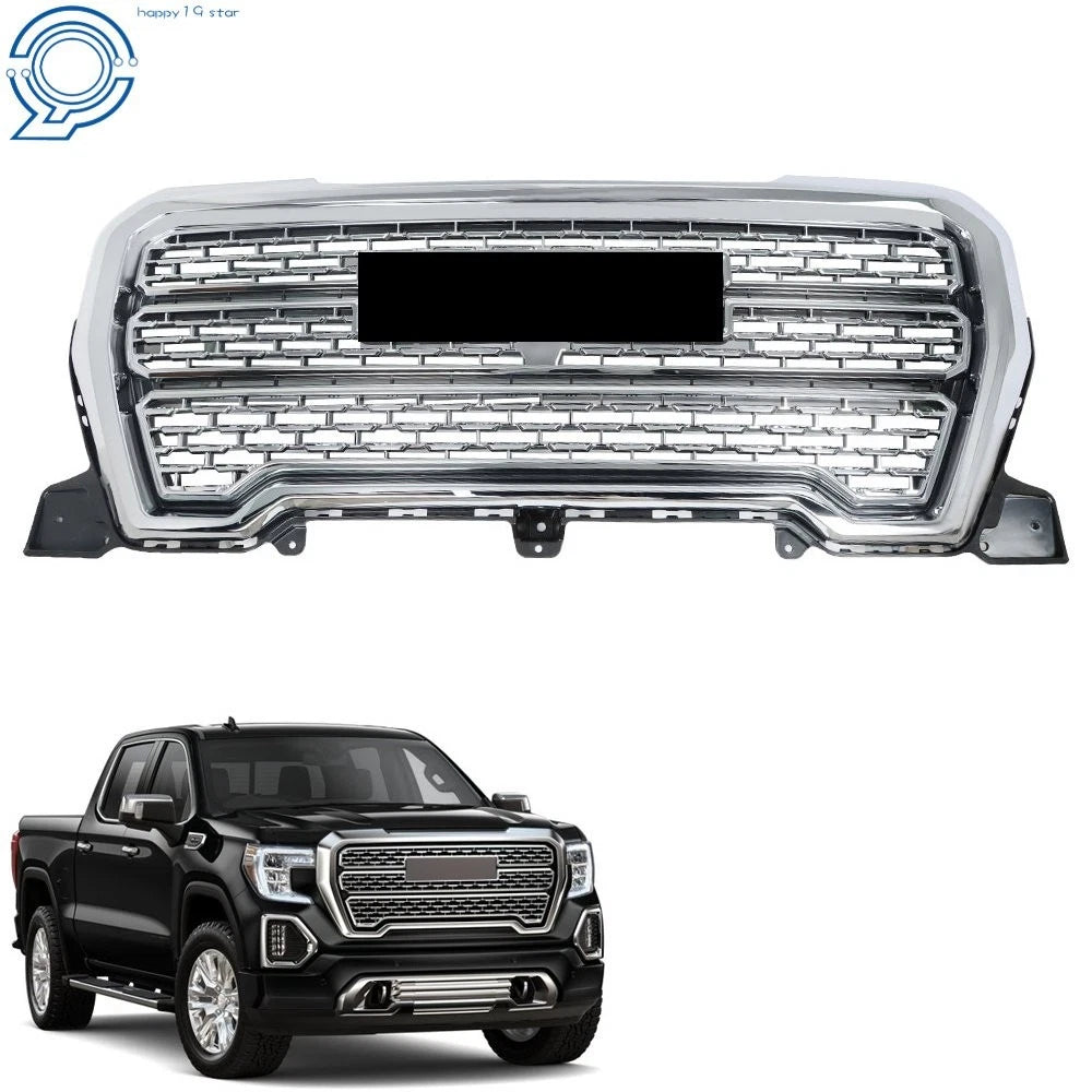 Front Upper Grill Assembly for GMC Sierra 1500 Denali (2019–2021)
