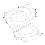 Gel Seat for Harley Touring Road Glide King (2009–2023)