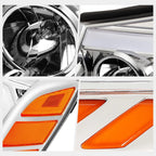 LED Projector Headlights Chrome/Amber for Titan/Armada (2004–2015)