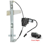 Power Window Regulator for Mitsubishi Galant (2004–2012) Rear Left with Motor