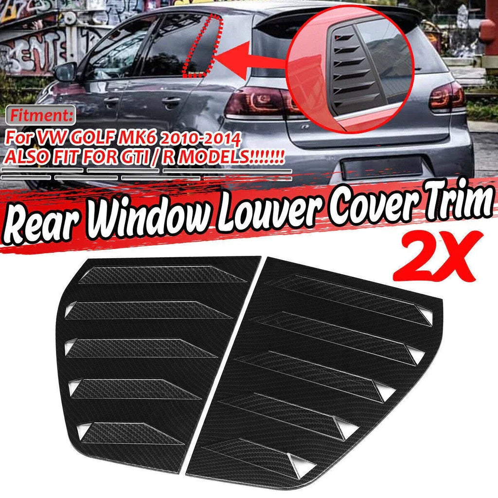 Vent Cover Louver / Side Window for Golf 6 VI MK6 GTI R (2010–2014)