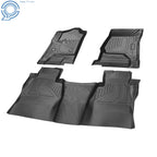 Set of 3 TPE Floor Mats for Silverado Sierra 1500 2500 (2014–2019)
