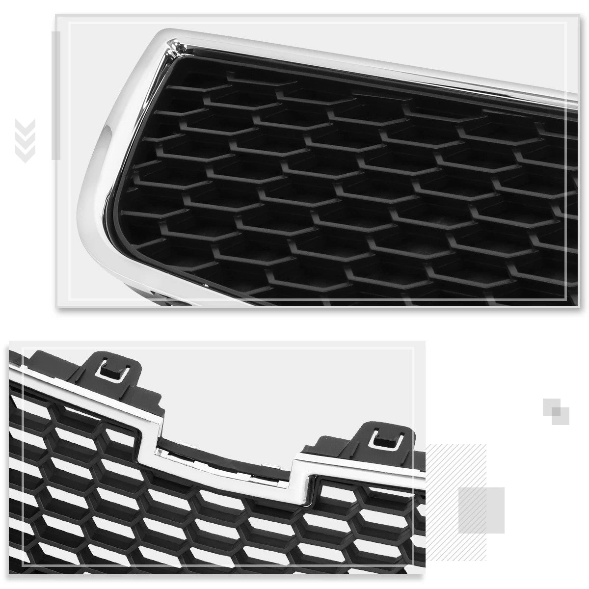 Honeycomb Mesh Front Lower Grille for Chevy Cruze Eco 2011–2014