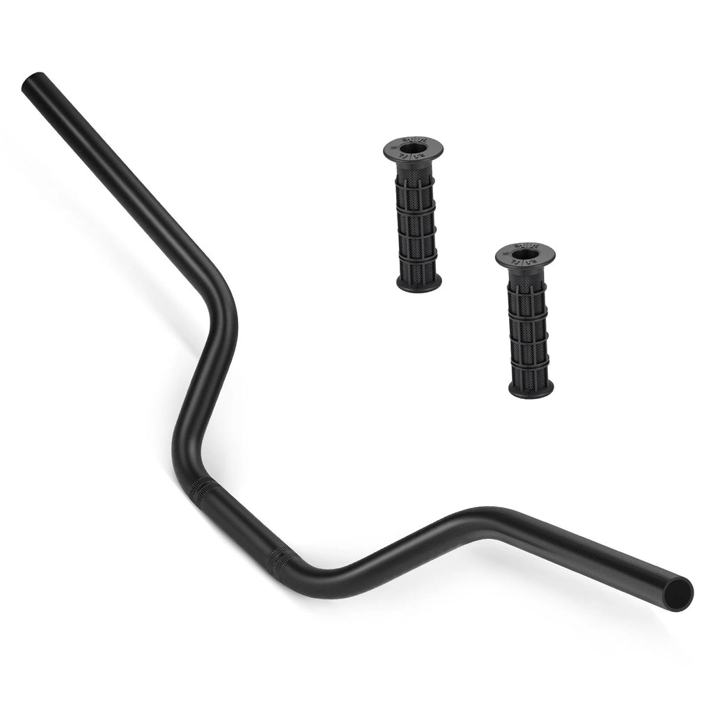 Heavy Duty Black Handlebar with Grips for Yamaha Raptor YFM700 YFM700R (2013–2024)