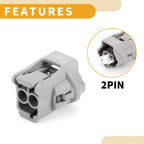 2 Pin Wiper Water Spray Motor Connector Plug for Nissan 