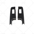 Carbon Fiber Pattern Window Lift Trim for Isuzu D-Max (2021–2023)