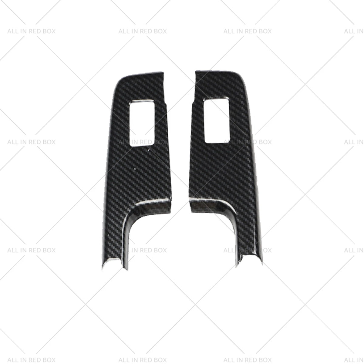 Carbon Fiber Pattern Window Lift Trim for Isuzu D-Max (2021–2023)