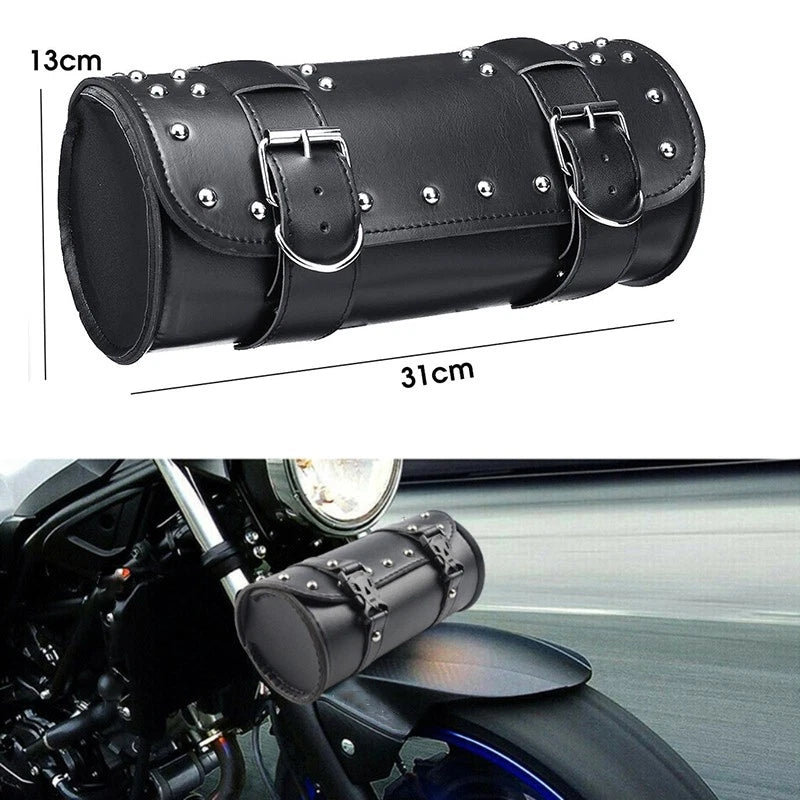 Tool Bag SaddleBag & 2x Mounting Strap for Yamaha Virago 550 700 750 (1981–1999)