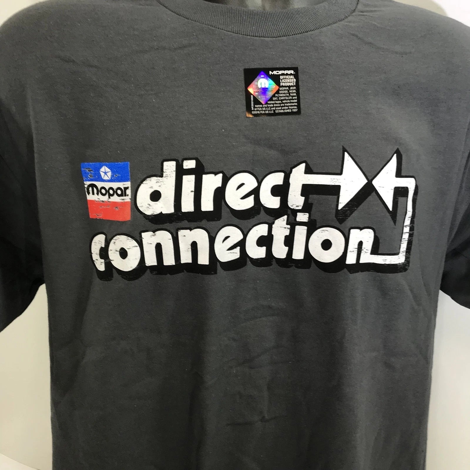 Direct Connection Charcoal Gray T-Shirt for Dodge Mopar (1965–1970)