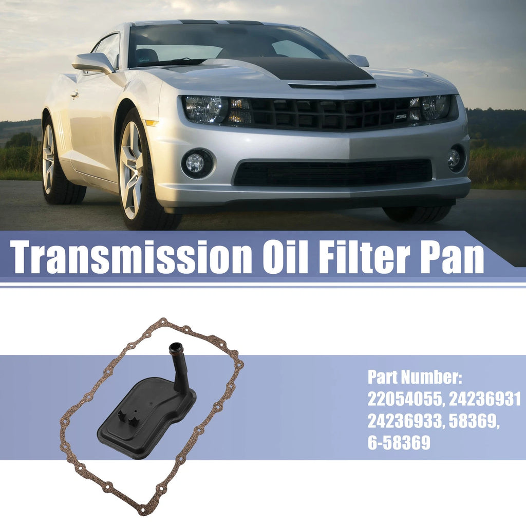 Set of 1 Transmission Filter Oil Pan Gasket for Chevrolet 6L80 (2010–2015)