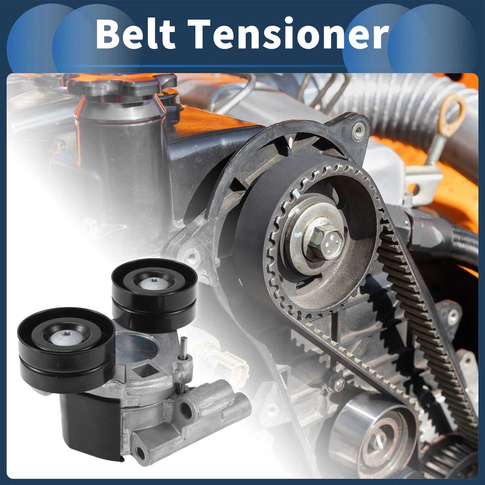 Belt Tensioner for Ford Transit 2.2 (2011–2018) No.BK3Q6A228BE Metal