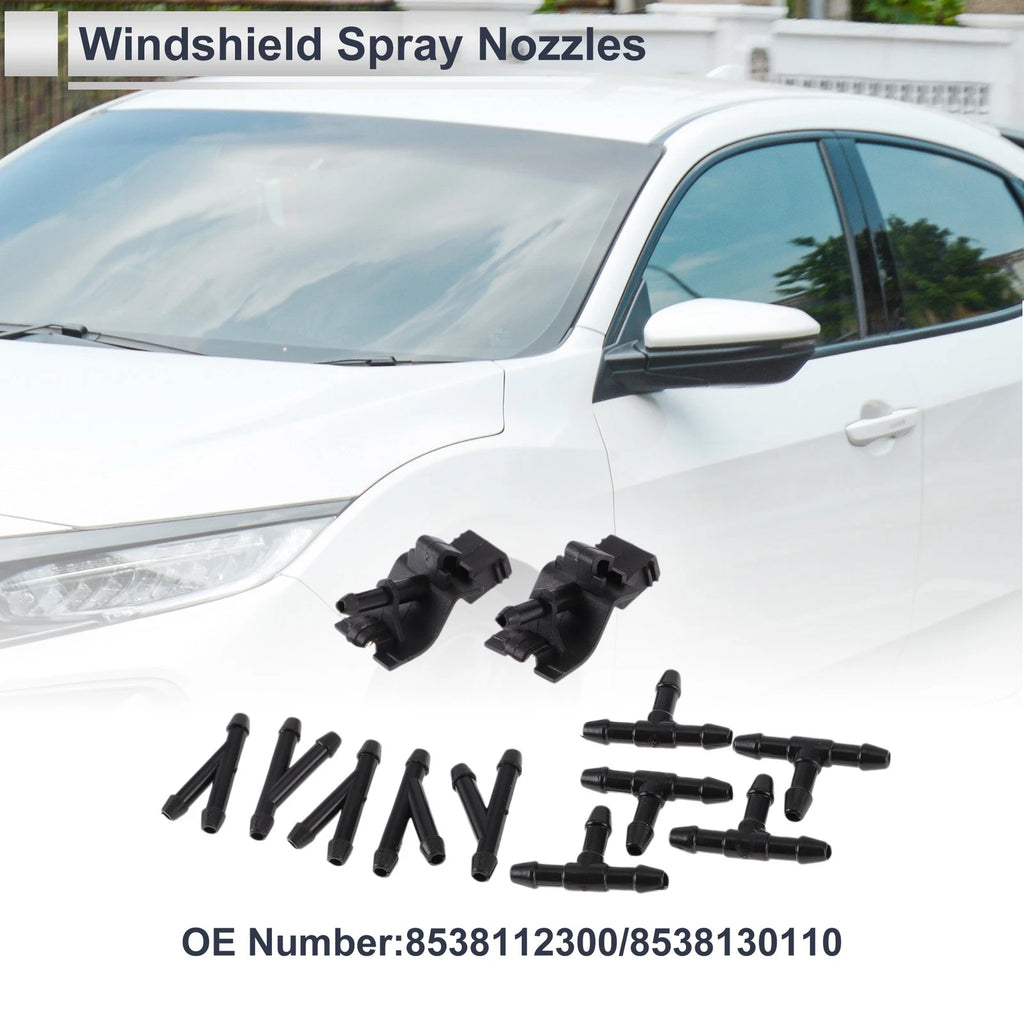 Washer Nozzle Set of 5 w/ Hose Connector for Toyota  No. 8538112300