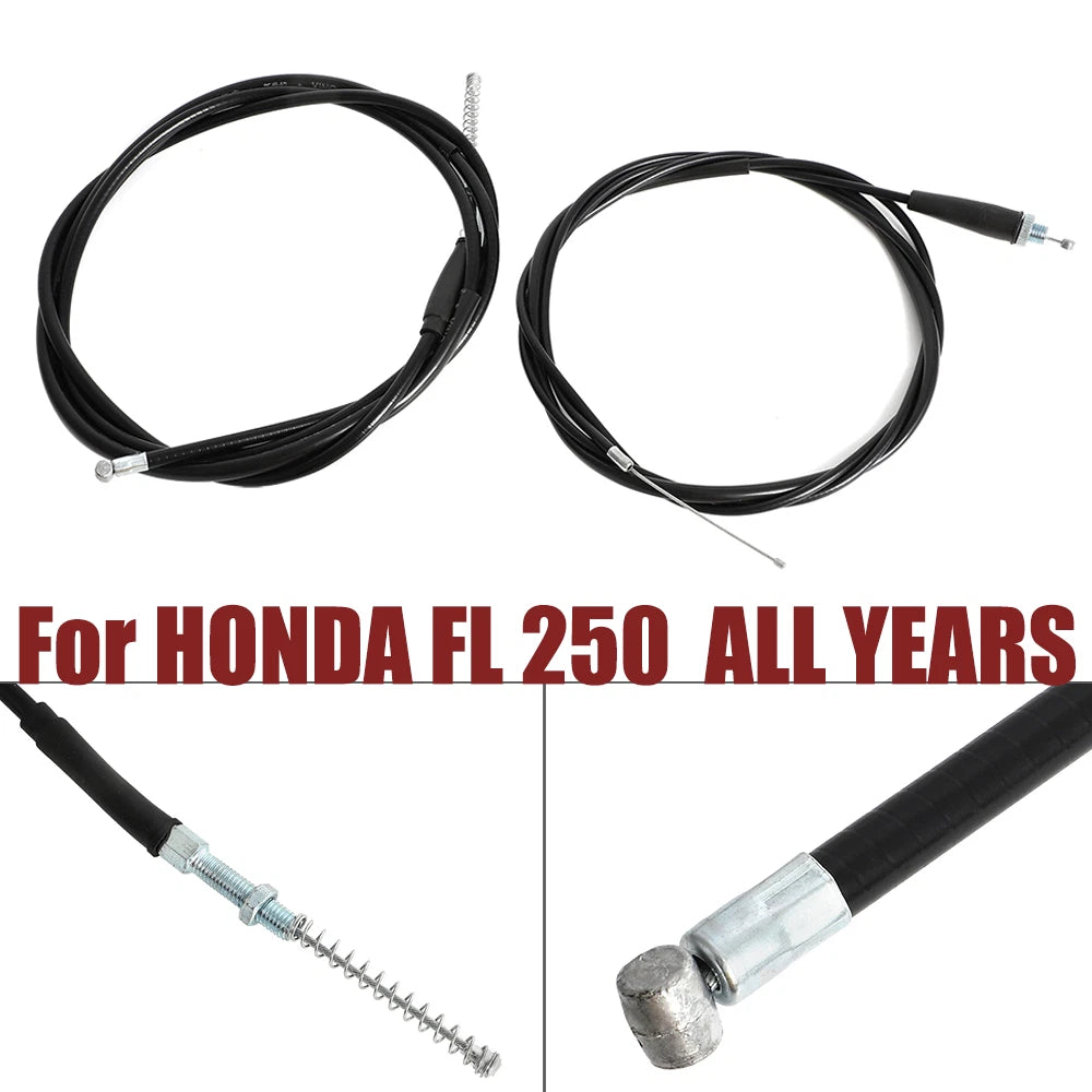 Throttle and Brake Control Cable Set for Honda FL 250 Odyssey
