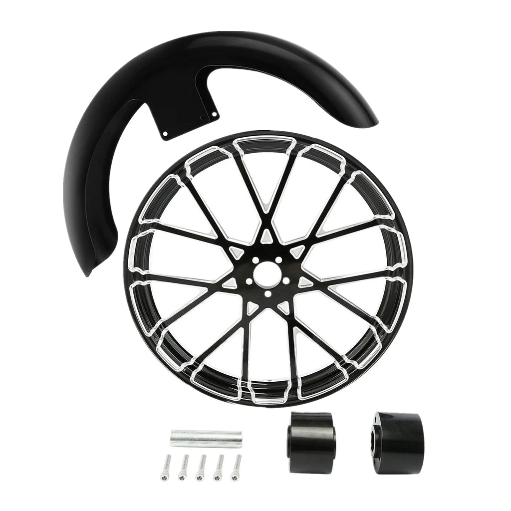 21" Front Fender & Wheel Rim Hub for Harley Street Glide (2014–2023)