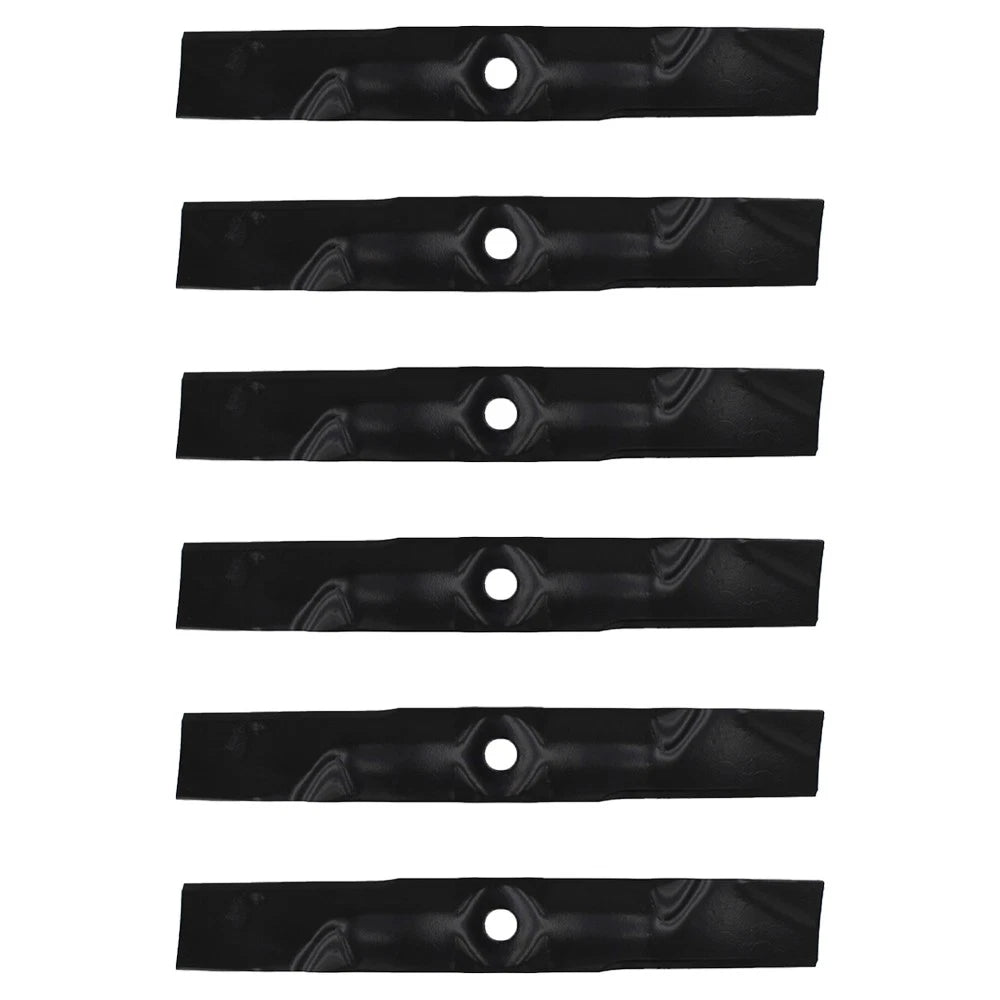 6PK Mower Blades for John Deere LT166 LT170 LT180 LT190 (48" Cut)
