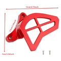 Sprocket Guard Cover for Yamaha YZ125 (1993–2004) - Aluminum, Red