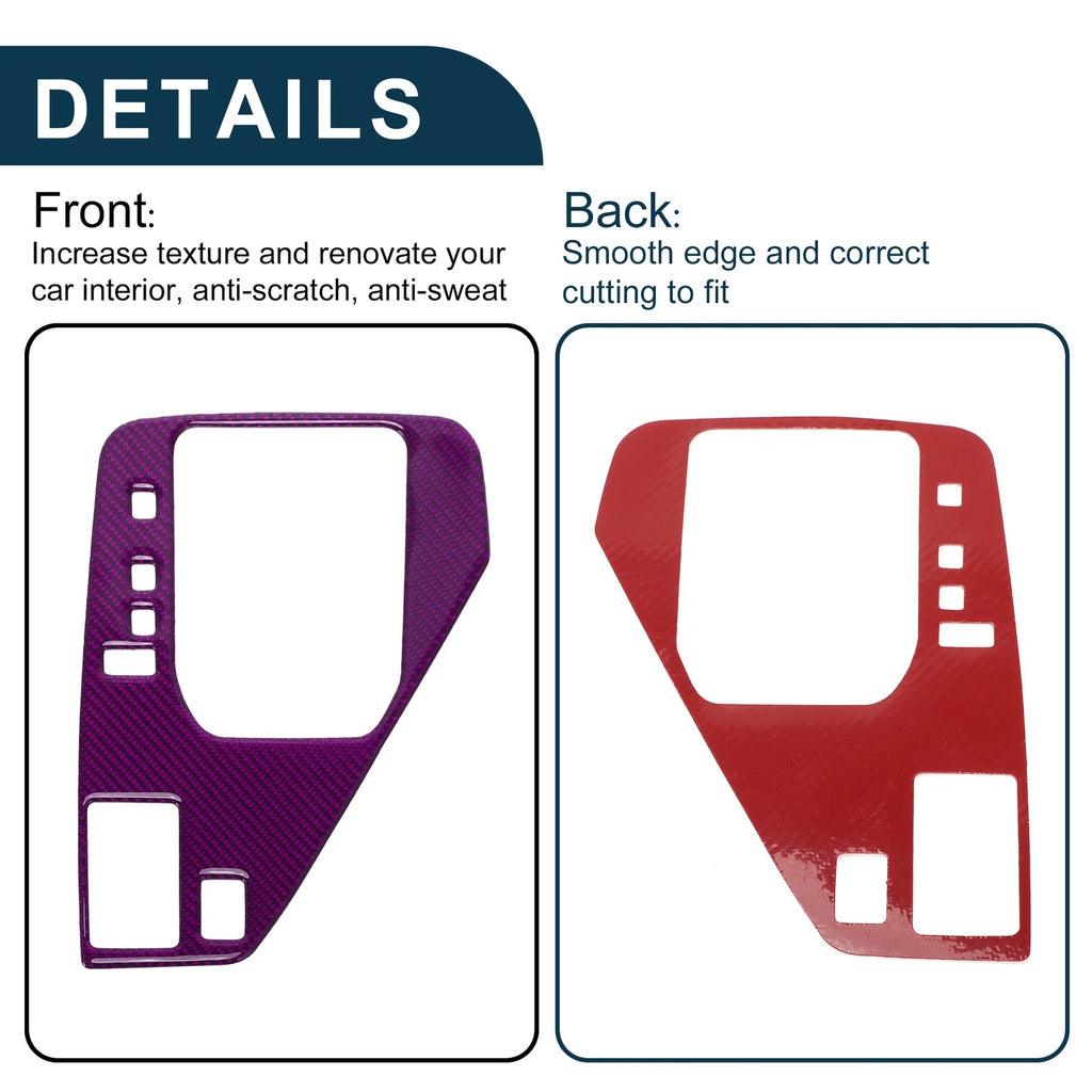 ABS Gear Shift Knob Cover Decal for Subaru Crosstrek (2024) - Purple