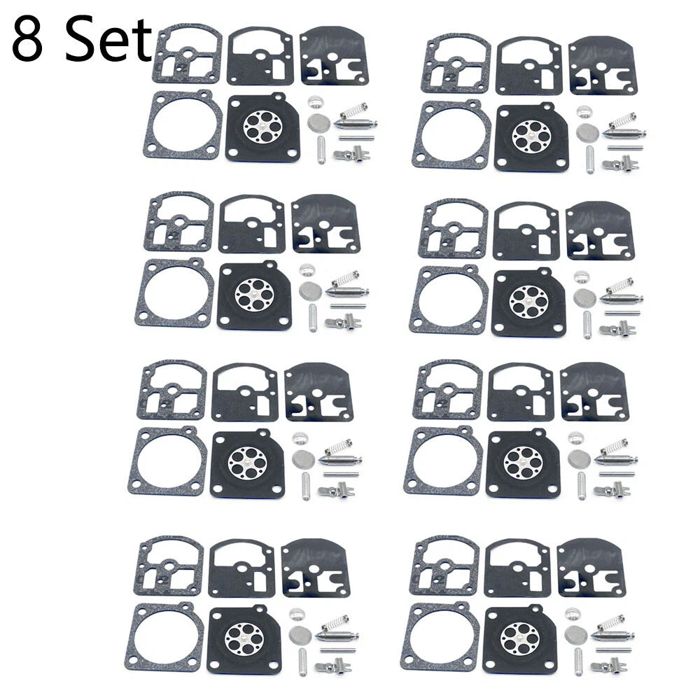 Set of 8 Carburetor Repair Kits for Zama RB-3 Homelite 330 Series