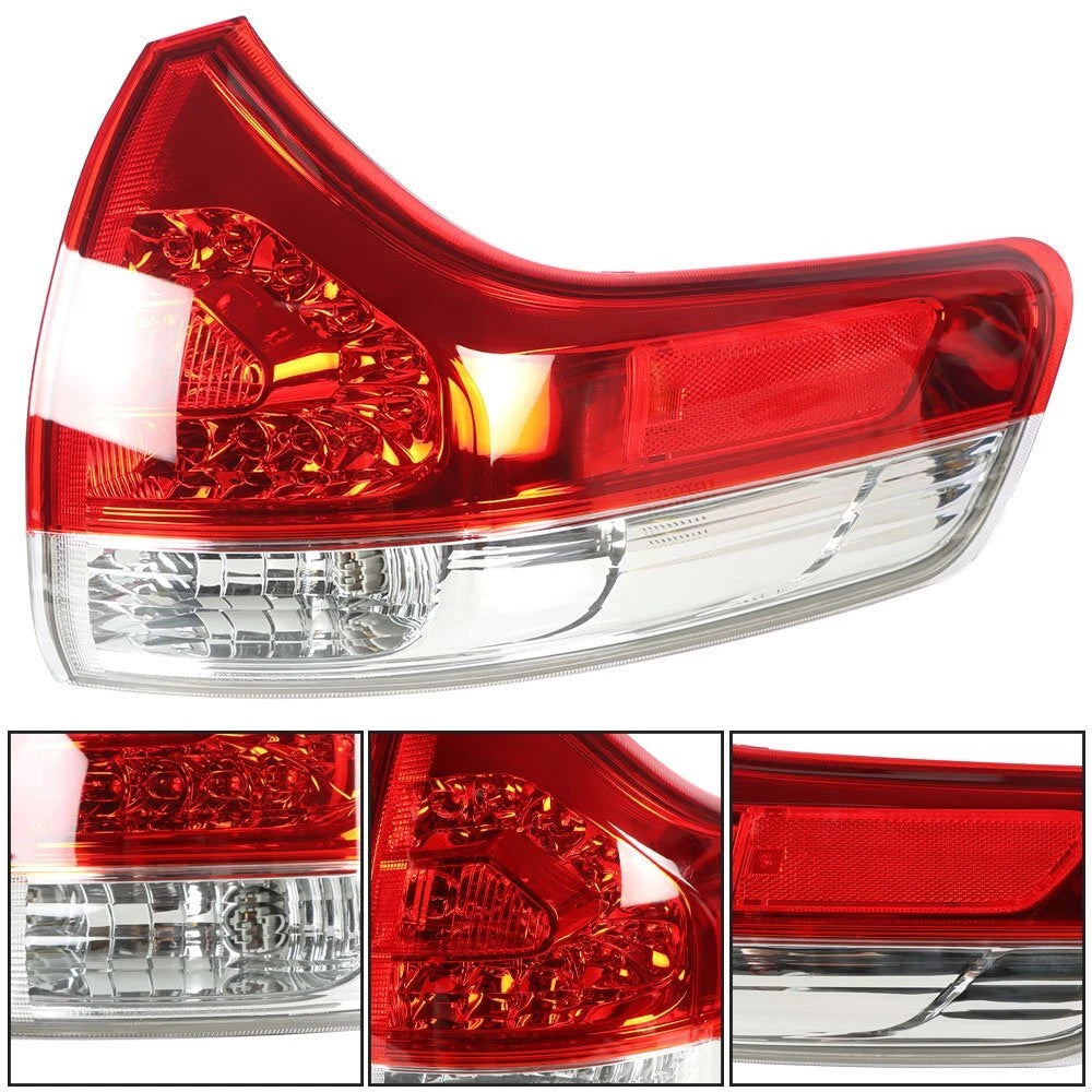 Passenger Right Side Tail Light for Toyota Sienna (2011-2014)