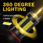 9005 LED Fog Light Bulbs for Cars (2000–2023)